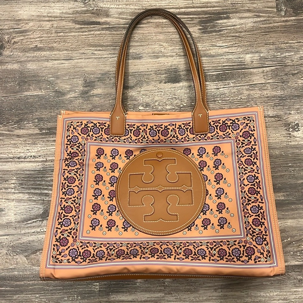 Tory Burch Ella Printed Tote Bag Large